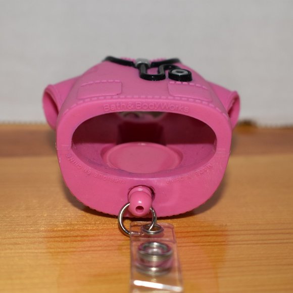 Pre-Owned Pink medical Scrub Field Hand Sanitizer Case Pocket Holder W/ Clip - Picture 9 of 10